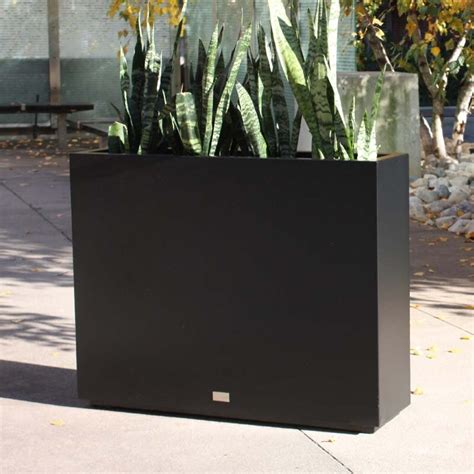 veradek metallic series galvanized powder-coated steel planter box|Metallic Series Galvanized Steel Planter Box.